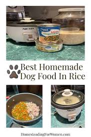 how i make dog food in a rice cooker