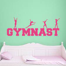 Gymnastics Decal Gymnastics Wall