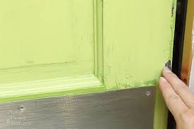 how to strip paint off a door