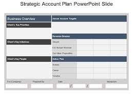 strategic account plan powerpoint slide