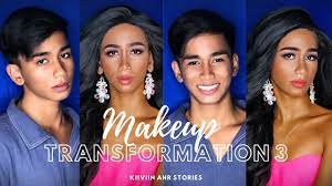 boy to makeup transformation