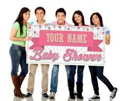 baby shower banner personalized