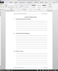 Business Plan Template Rc1000 1