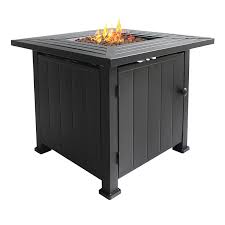 Grammercy Gas Fire Pit Table Stainless