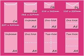 Greeting Card Size Chart C System Envelope Unasafety