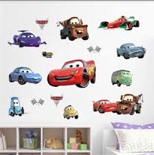Racing Car Wall Stickers Children Room