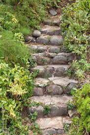 Stone Garden Steps Stock Photo Adobe