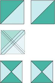 How To Make Easy Quarter Square Triangle Units