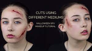 halloween makeup tutorial sfx cuts