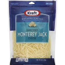 kraft shredded monterey jack cheese 8