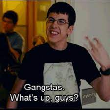 Best parts of mclovin / fugell in the movie. Mclovin What Kind Of A Stupid Name Is That Fogell 3 Superbad Superbad Quotes Superbad Favorite Movie Quotes