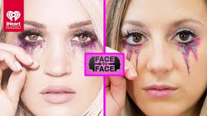 carrie underwood s cry pretty makeup is