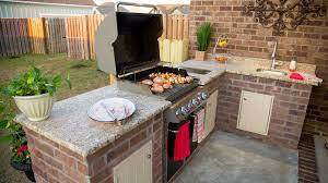 build cabinets for an outdoor kitchen