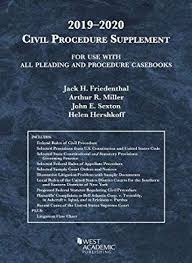 Civil Procedure Supplement For Use With All Pleading And