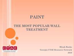 Ppt Paint The Most Popular Wall