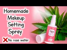 diy homemade makeup setting spray