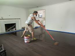 Learn the differences between a polyurethane and epoxy garage floor coating and why it is best to incorporate both into your garage floor covering. Hardwood Floor Refinishing Project How Long Does It Take Valenti Flooring