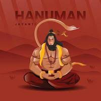 lord hanuman vector art icons and