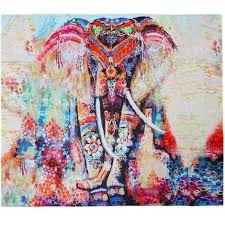 Muff Indian Mandala Tapestry Elephant