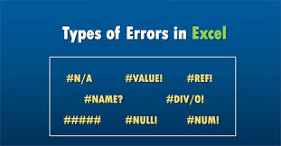 What Are Excel Errors And How To Fix
