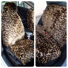 Pink Leopard Car Seat Cover Animal