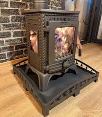 Cast Iron Wood Stove Tiny Fireplace