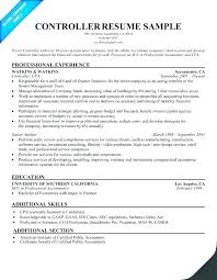 Assistant Controller Resume Familycourt Us