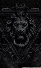 dark gothic lion ultra hd desktop
