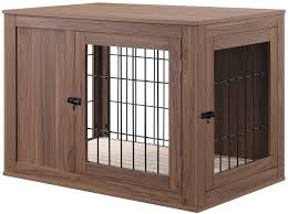 Cushion Wooden Wire Pet Kennels