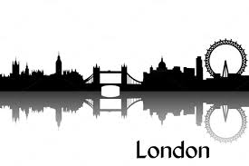 Image result for london skyline silhouette