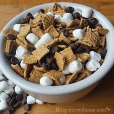 s mores snack mix 3 ings mix