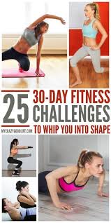 25 motivating 30 day fitness challenges