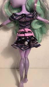 barbie monster high doll 3 piece outfit