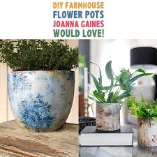 Buy terracotta flower & plant pots and get the best deals at the lowest prices on ebay! Joanna Gaines Inspired Diy Farmhouse Flower Pots The Cottage Market