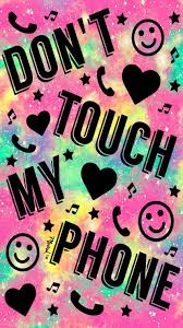dont touch my iphone hd phone wallpaper