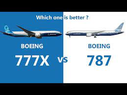 comparison of boeing 777x vs boeing 787