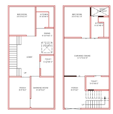 20x40 House Plans Ground Floor Plan