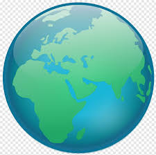 Earth Cartoon Drawing World Globe Green Blue Planet