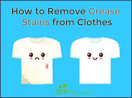 remove grease stains from clothes