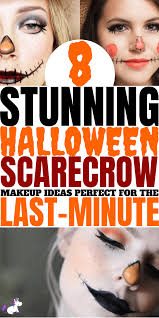 8 easy scarecrow makeup tutorials that