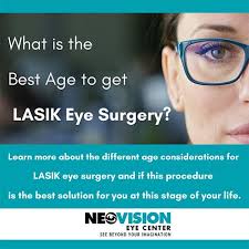 And remember, i told you about if you are older, do you want to have reading vision in one eye and distance vision in another eye? What Is The Best Age To Get Lasik Laser Eye Surgery Neovision Eye Center