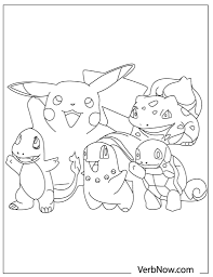 Check out dozens of activities designed to entertain kids and pokémon fans of all ages. Free Pokemon Coloring Pages For Download Printable Pdf Verbnow