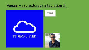 veeam integration with azure storage