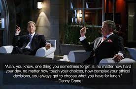 Denny first made an appearance on the show, the practice. Boston Legal Boston Legal Denny Crane James Spader Young
