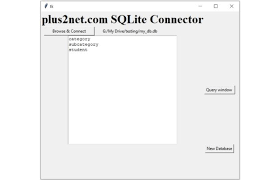 sqlite3 connector application to browse