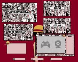 Animated Pack Overlay Stream One Piece for Twitch and - Etsy UK