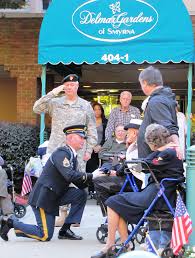 veterans honored at delmar gardens of