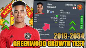 The fifa 20 future stars some absolute beauties in there! Mason Greenwood Growth Test 2019 2034 Fifa 20 Career Mode Youtube