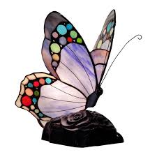 tiffany style stained glass erfly