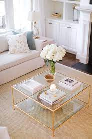Decorating A Square Coffee Table